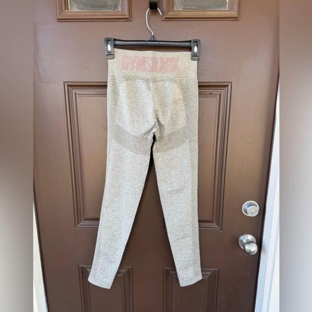Gymshark High Waisted Flex Leggings Khaki Marl Taupe